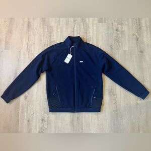 FIGS Navy Performance Scrub Jacket